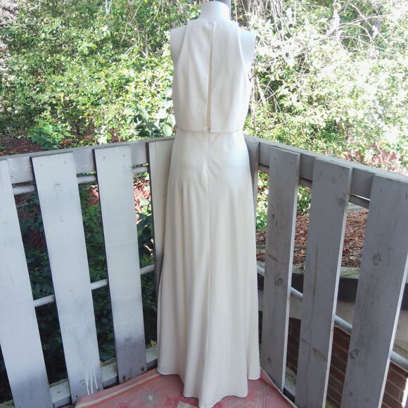 JILL Jill Stuart Iva Crepe Long Maxi Formal Dress - Picture 3 of 8